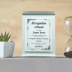 Aluminum Award Plaque with Stand A4 Size in Black Presentation Box - Image 2