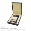 Amethyst Color Crystal Awards in Black Presentation Box - Image 6