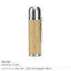 Promotional Bamboo Flask - Image 3