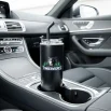 Double Wall SS Tumblers with Transparent Lid & Metal Straw - 500ml - Image 2