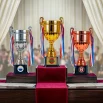 Metal Open Cup Trophies & Removable Ribbon Attached to Both Handles - Image 3