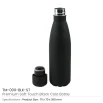 Premium Soft Touch Matt Cola Bottles in Stainless Steel, 500ml - Image 4