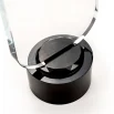 Crystal Trophy Round Black Base in Premium Fiber Box, Gold Lock Closure - Image 4