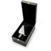 Crystal Trophy Round Black Base in Premium Fiber Box, Gold Lock Closure - Image 6