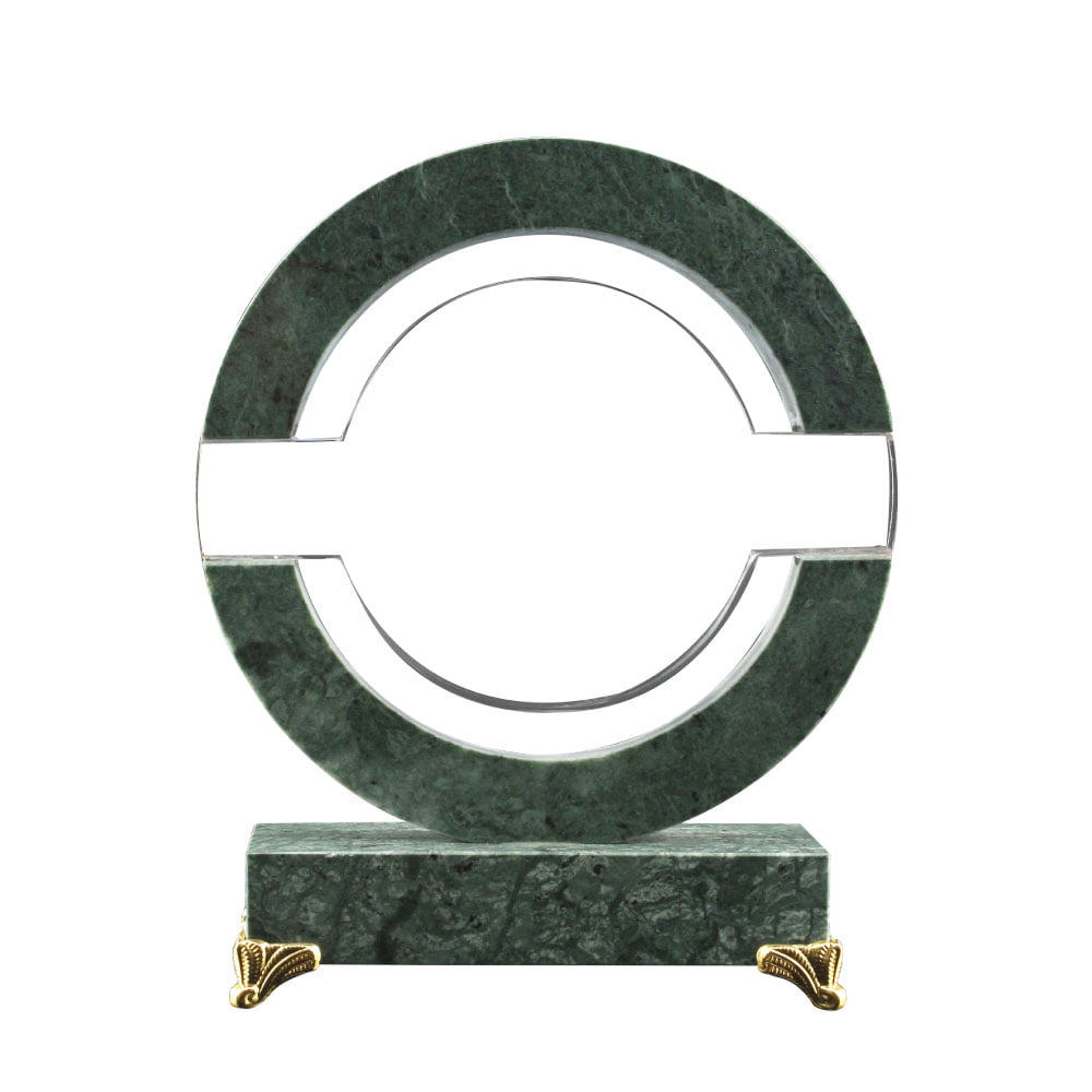 Crystal-and-Marble-Awards-CR-39-Blank.jpg Round Crystal and Marble Awards in Hardboard Box - Image 1