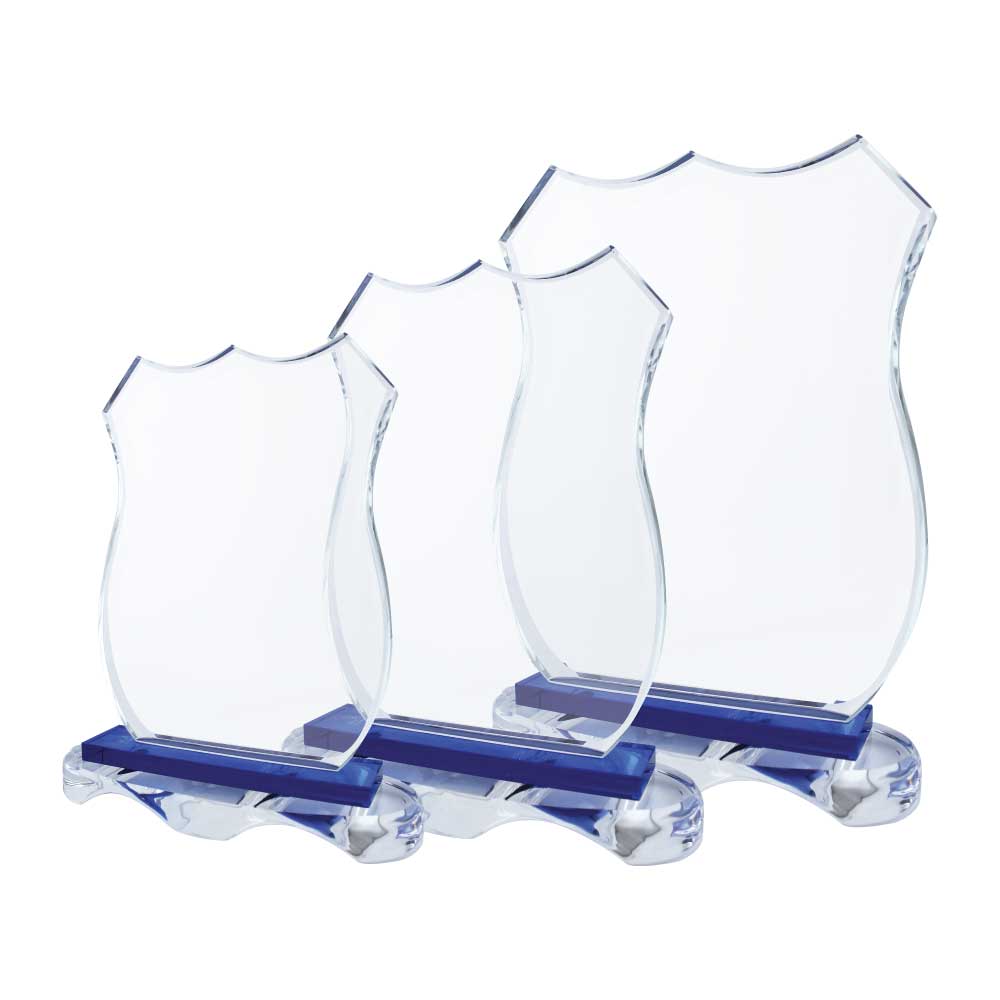 Crystals-Awards-CR-27-main-t.jpg Crystal Awards with Blue Base and Box - Image 1