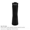 Double Wall SS Bottles Slim Waist Design Flip top Lid 500ml - Image 6