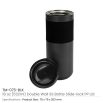 Double Wall SS Bottles Slide-Lock PP Lid 532ml (18 oz) - Image 3