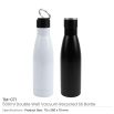 Double Wall SS Bottles Twist-off Lid SS Foldable Handle 500ml - Image 3