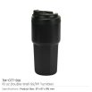 Double Wall Tumblers Flip-top PP Lid in 473ml - Image 9