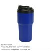 Double Wall Tumblers Flip-top PP Lid in 473ml - Image 8