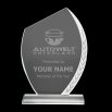 Crystal Awards with Engraved Leaf Design & Box - Image 2
