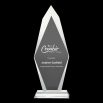Flame Shaped Crystal Awards with Glass base & Box - Image 2
