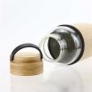 Glass Bottles with Bamboo Lid and Eco Sleeve, 1 liter - Image 5