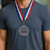 Glass Medals with Ribbon and Box - Image 2
