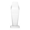 Hexagon Shaped Crystal Awards with Glass Base & Box