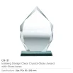Iceberg Design Crystal Awards with Glass Base in Premium Box - Image 7
