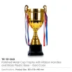 Metal Open Cup Trophies & Removable Ribbon Attached to Both Handles - Image 8