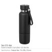 Multi-function SS Bottles, Double Wall, Base Cup, Lanyard, 500ml - Image 13