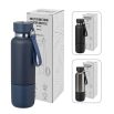Multi-function SS Bottles, Double Wall, Base Cup, Lanyard, 500ml - Image 16