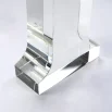 Crystal Glass Trophy in Number One Shape with Gold Lock Closure Box - Image 7