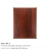 Portrait Wooden Plaques with Stand and Presentation Box - Image 8
