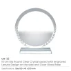 Round Clear Crystal Awards with Engraved Leaves in Premium Box - Image 6
