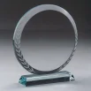 Round Clear Crystal Awards with Engraved Leaves in Premium Box - Image 4