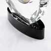 Round Crystal Clock Awards with Oval Glass Base in Premium Box - Image 6