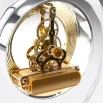 Round Crystal Clock Awards with Oval Glass Base in Premium Box - Image 5