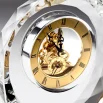 Round Crystal Clock Awards with Oval Glass Base in Premium Box - Image 4