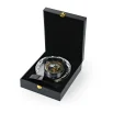 Round Crystal Clock Awards with Oval Glass Base in Premium Box - Image 8