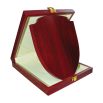 Shield Shaped Wooden Plaque with Box & Golden Aluminium Plate - Image 6