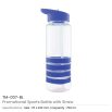 Water Bottle with Straw - Image 5