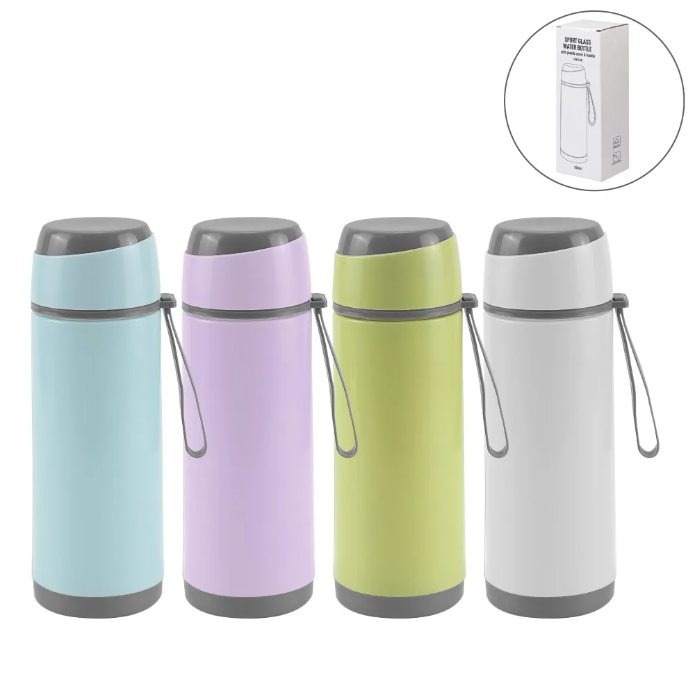 Sports-Glass-Bottles-TM-048-Blank.webp Sports Glass Bottles 500ml Twist off Lid and Carry Handle - Image 1