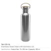Stainless Steel Bamboo Flask - Image 7