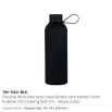 Stainless Steel Water Bottles 500ml – Double Wall, Matte, Rubber Coating - Image 9