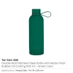 Stainless Steel Water Bottles 500ml – Double Wall, Matte, Rubber Coating - Image 11