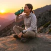 Stainless Steel Water Bottles 500ml – Double Wall, Matte, Rubber Coating - Image 2