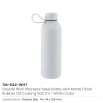 Stainless Steel Water Bottles 500ml – Double Wall, Matte, Rubber Coating - Image 8