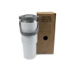 Double Wall Stainless Steel Tumblers with Handle & Straw - 900ml - Image 10