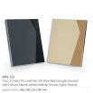 Two-Toned PU Leather Awards with Aluminum Frame & Stand in Luxury Box - Image 6