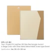 Two-Toned PU Leather Awards with Aluminum Frame & Stand in Luxury Box - Image 8