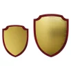 Shield Shaped Wooden Plaque with Box & Golden Aluminium Plate - Image 7