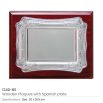 Wooden Plaques with Silver Spanish Plate - Image 3