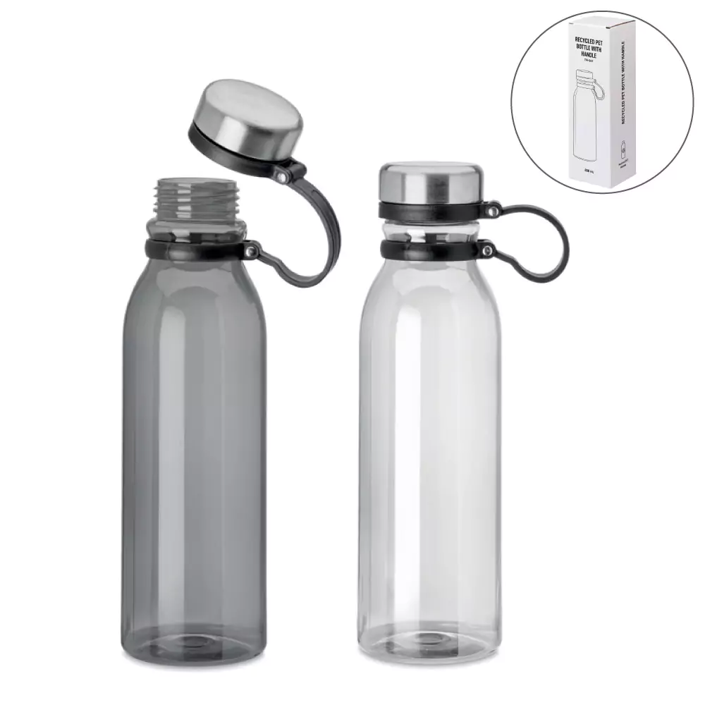 rPET-Transparent-Bottle-TM-047-Blank.webp rPET Transparent Bottles 800ml SS Lid with Carry Handle - Image 1